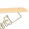 Wedding Hanger Anti Slip Wooden Clothes Hanger Iron Clothing Hanger