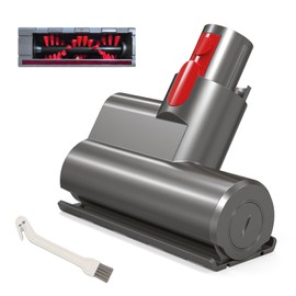 Zihvfzu Mini Motorized Brush Head Attachment for Dyson V7 V8 V10 V11 V15 Cordless Vacuum Cleaners, Upholstery, Mattress, Carpet, Couch, Car Seats, and Floor Cleaning Tool Replacement Parts