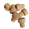25 Wooden Handle Corks, Natural Corks with Wooden Handle, Various