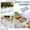 MorningRo 2 Pcs 40 Plate Chafing Dish Wind Stove Camping