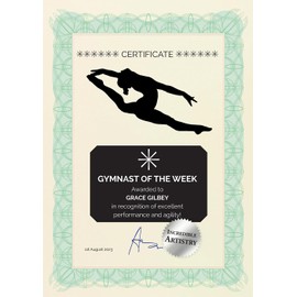 Computer Craft Certificate Papers with Foil Seals 90gsm A4 Green Wave Ref CCC2020 [Pack of 30]