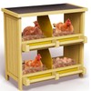 DYTREND Nesting Boxes for Chickens, 4 Compartments Wooden Chicken Nesting