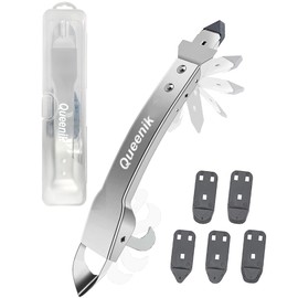 Silicone Caulking Tools, Stainless Steel Glass Glue Angle Scraper, 4 in 1 Stainless Steelhead Caulk Remover and Sealant Scraper, for Kitchen Bathroom Window and Frames Sealant Seals