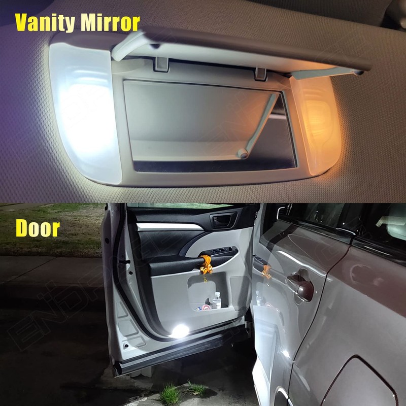 ENDPAGE 16pcs Sienna LED Interior Light Kit for Toyota Sienna