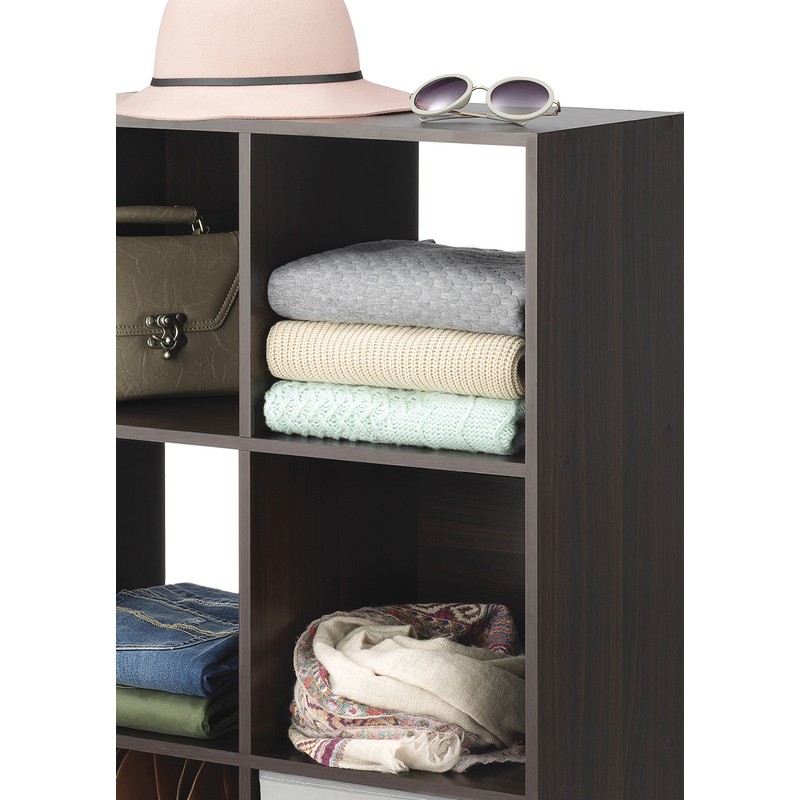 Whitmor 12 Cube Organizer - Espresso