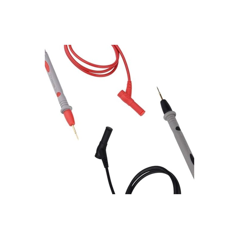 Vmingo - Punta Prueba Multimetro Kit Fina Electronica Cable Caiman