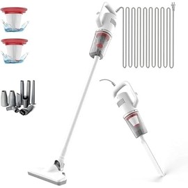 Stick Corded Handheld Vacuum Cleaner 26ft Cord Electric Broom for Pet Hair Hardwood Floor Cat Litter Cleaning