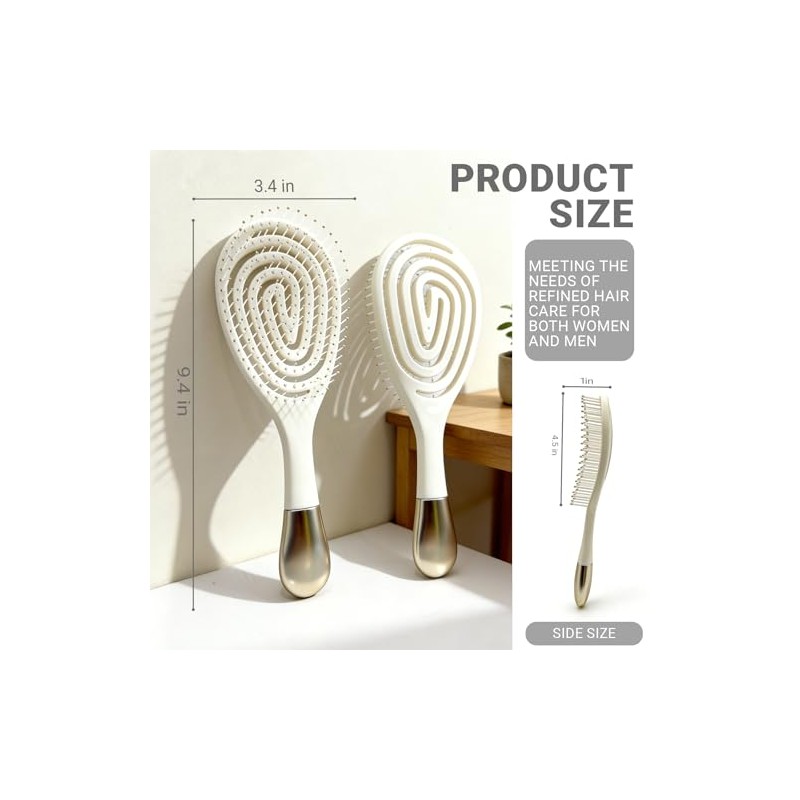 Cepillo desenredante ventilado para el cabello, ideal para mujeres y