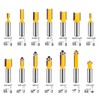 UTRUSTTO Router Bits 70 Pieces, 1/2 Inch Shank Tungsten Carbide