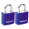 Sterling APL APL442P 2 x 40mm Burg Wachter Padlocks, Red