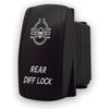 Rear DIFF Lock - Orange - Laser Etched 5-Pin Double