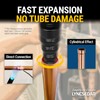 LYNCSEDAR 2Pack 6 in 1 Copper Tube Expander, Black Swaging
