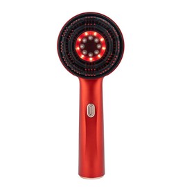 Scalp Massaging Brush, Cordless Electric Hair Deep Scalp Massager for Muscle Relax - Color: Red