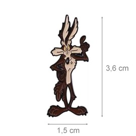 Distrigeek Vil Coyote Bip Bip Bip Metal Enamel Cartoon Collection Pin Badge for Men or Women Pin Badge Cartoon Character Metal Metal Enamel Enamel Pin Badge, Metal enamel, Enamel