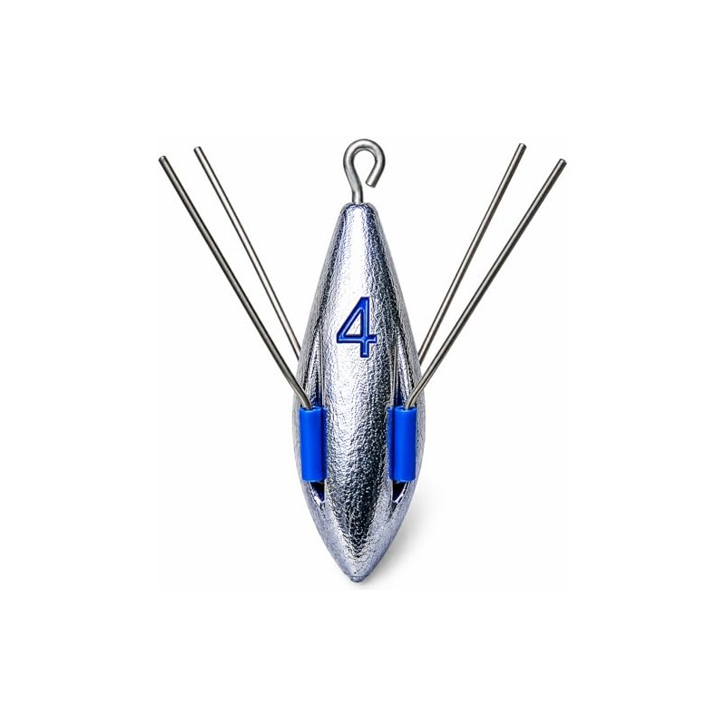 Distance Sea Fishing Grip Weights with Breakout Wires, Long Casting