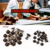 Flat Head Copper Brass Screws Nuts Nails Rivets Leather Cap