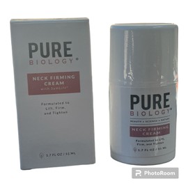 Pure Biology Neck Firming Cream With SymLift 1.7oz 51ml BNIB Sealed