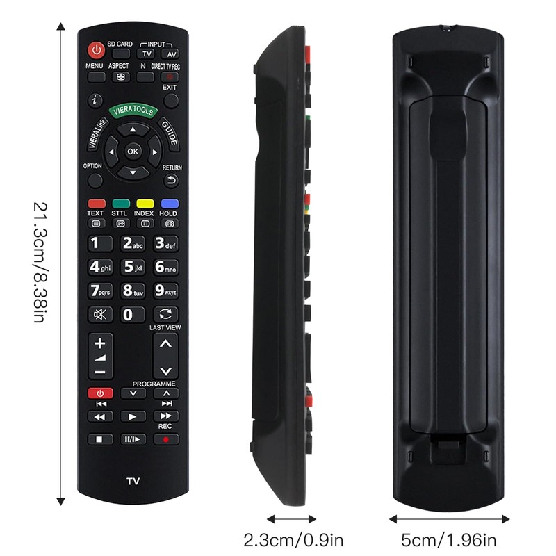 Replacement Panasonic Remote Control N2QAYB000487 for Universal Remote Control Panasonic