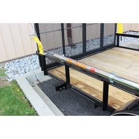 Jungle Jim’s Rapid Latch Trailer Gate Locking System – Easy One-Side Open and Close, Secure with One Padlock, Compatible with Gorilla Lift and EZ Gate, Max Width 6'9"