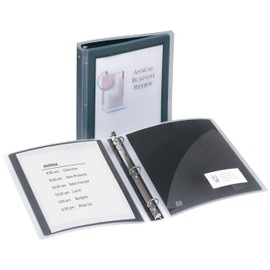 Avery Flexi-View 1 Inch Binder, Black, 1 Binder (17686)