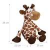 Relaxdays Giraffe Fabric Floor Sand Heavy Interior Soft Door Stop