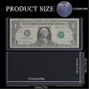 10PCS Bill Clear Holders, PVC Currency Display Sleeves Clear Paper