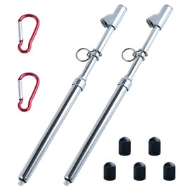 LEONTOOL Dual Head Tire Pressure Gauge, 2 Pack Air Gauge, Pencil Tire Pressure Gauge, Car Tire Pressure Test Pen, Dual Head, Truck Pressure Gauge, Range 10-150 PSI, Air Pressure Measurement, Air