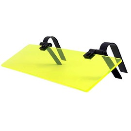 Glare Guard HyperBright Night Driving Visor, Replace Night Driving Glasses w/ Anti-Glare Polarized Driving Visor for Headlight Glare Universal 14" x 3.25" fits Cars, Truck's SUV's & RV's, Made in USA