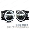 SHENKENUO 4 Inch LED Fog Lights Front Bumper Driving Lamp