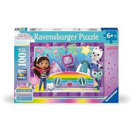 Ravensburger 12004117 Children's Puzzle-12004117 Gabby's Dollhouse Puzzle for Children from 6 Years, with 100 Pieces in XXL Format