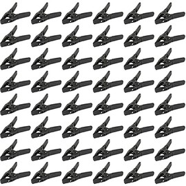 Lot of 48 - 6" inch Spring Clamp Large Super Heavy Duty Spring Metal - 2.5 inch Jaw opening (Lot of 48 - All Black)