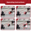 TAEGIQI 2 Pack Lockout Tagout Cable Lock,7.9ft Adjustable Cable Lock,Steel