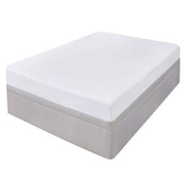 In Dreams White Long Single (36" x 78" bed) Fitted Sheet 10" box (electric bed) polycotton 13 colours