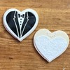 Bride & Groom Cookie Stencil Set (no cutter) by Designer
