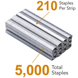 Staples 2 Pack, B8 Staples 1 4 - Heavy Duty Staples 1/4 Inch - 10,000 Staples for Standard B8 Stapler
