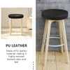 MILISTEN Removable Stool Protector, 2 Pack Bar Stool Cushion PU