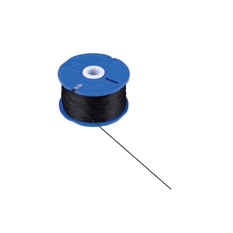 Shinwa Sokutei 78484 Polyester Water Thread, Reel Spool, Black, 0.03
