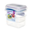 Sistema Klip It Food Storage Container, 400 ml, 2-Pack (Colors