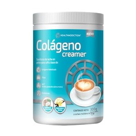 HEALTHADDICTION - Colágeno Creamer con Prebióticos, MCT Oil y Leche de Coco, Sustituto de Leche para Café con Sabor a Vainilla - Sin Gluten, Sin Lacto