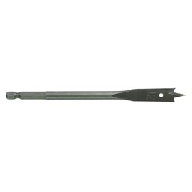 Milwaukee 1200SPE Flat Wood Drill Bit Diameter 12 mm Length 152 mm Hex Shank 1/4 Inch with Centre Point