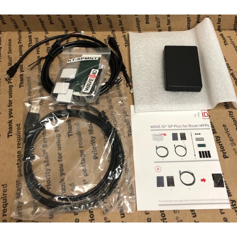 RF IDeas (NEW!) rfIDEAS Wave ID SP Keystroke Ricoh Black