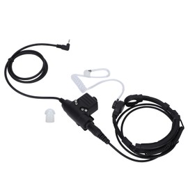 U94 PTT Headset System Adapter U94 PTT Throat Mic Headset for Motorola T5428 6200C T80 and Other 2.5mm 2 Way Radio
