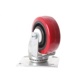 Aftermarket (SET OF 2) Genie 57734GT, SWIVEL CASTER (4"X1.5") (Red) (Base Leg) SLC-24