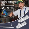 2PCS Pipe Extractor Tool, Broken Faucet Removal Set, Pipe Nipple