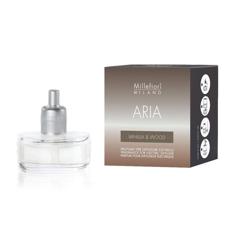 Millefiori Plug Indiafuser Refill for Aria [ARIA] Vanilla & Wood