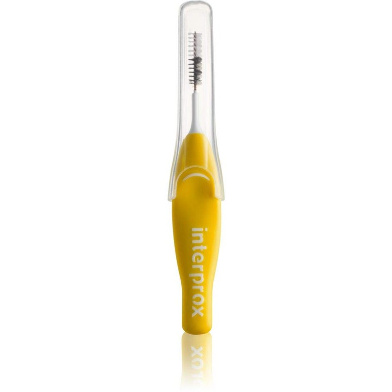 Interprox Mini 1.1 Interdental Brushes Tynex Fibres Yellow Pack of