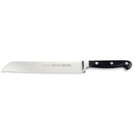 Mundial 5100 Series 8-Inch Bread Knife, Fully Forged High Carbon Stainless Steel with Serrated Edge, Comfortable Polyacetal Handle, Avoids Tearing, Ideal for all Bread Sizes