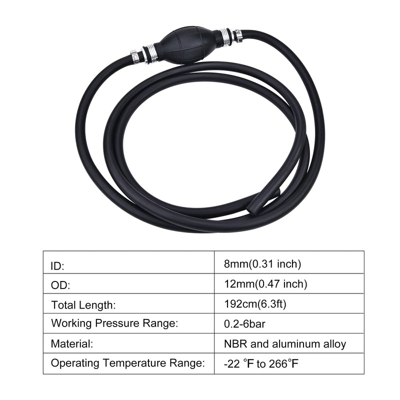 Evil Energy Transfer Siphon Pump, Manual Fuel Pump for Gasoline