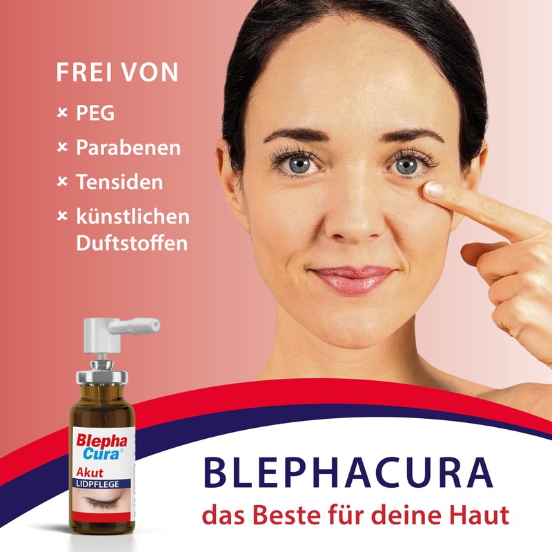 BlephaCura Acute eyelid care for acute irritation of the eyelids,