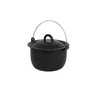 MIRRO 3.0qt Enamel Convex Kettle, Black
